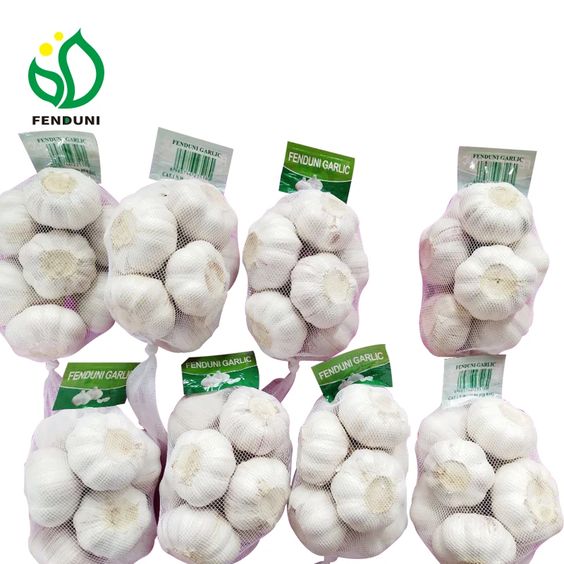 2024 новый урожай свежего чеснока 200 г/250 г/500 г/1 кг сетчатый мешок нормальный белый чеснок Ajos для Чили