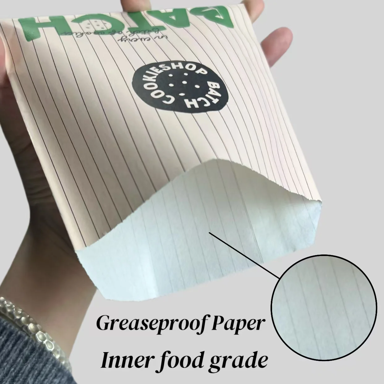 Customized Chocolate Cookie Packaging Bags Box Cookie Wrappers Wrapping Paper Bakery Paper Bag for Popcorn Boxes with logo