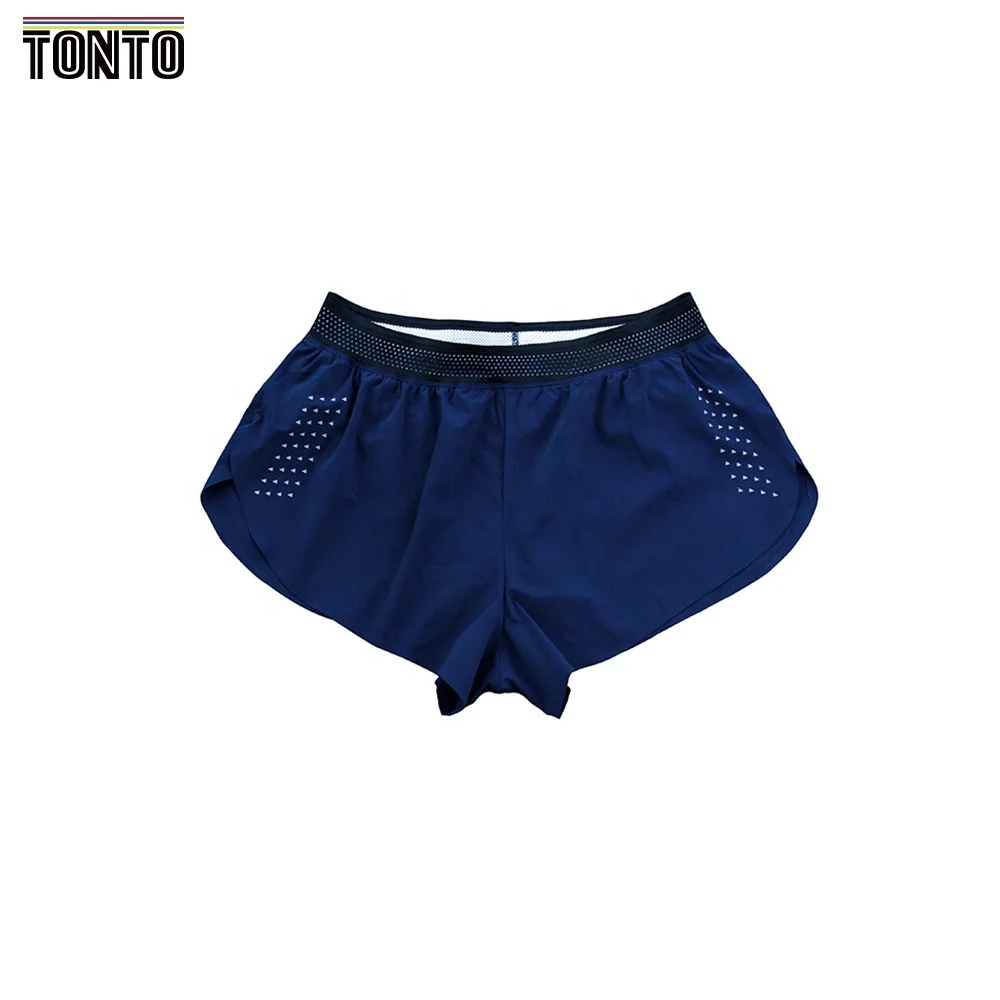 Zero resistance marathon three-point running shorts for men and women training fast drying loose light proof fitness pants