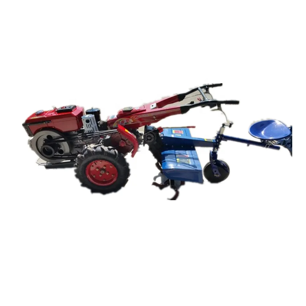 Grass Removal And Plowing Portable Small Ploughing Machine Tractor