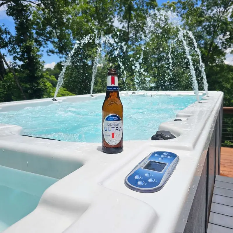 Sunrans оптовая продажа двухзонная гидромассажная Ванна бассейн Бальбоа система управления спа горячая ванна открытый бесконечный плавательный