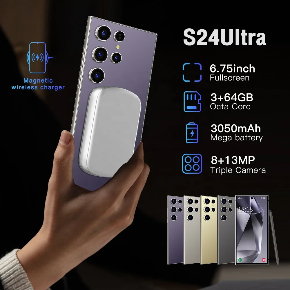 Original phones s24 ultra Smartphones 64GB 3GB 5G Dual SIM Cellphone Mobile Phone 5g smartphone