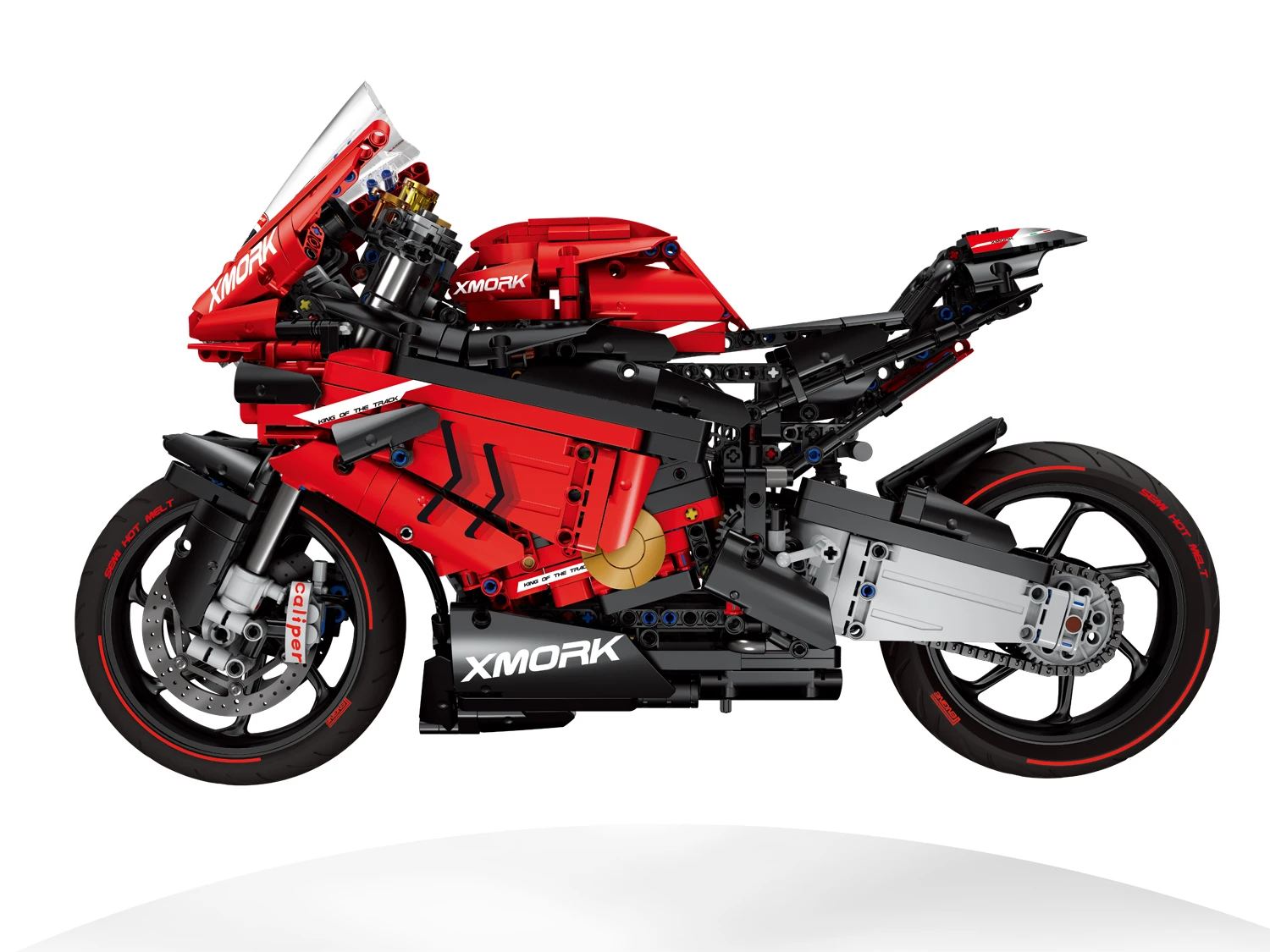 New Arrival DUCAYI V4S 1:5 Germany Tycole motorbike Model Toys DIY bricks set Building Blocks Toy