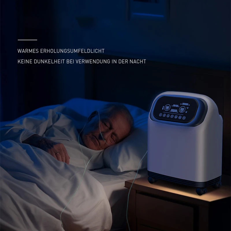 Hot Selling 2L/5L/8L Portable Electric Home Medical Oxygen Generator CE Approved for Elderly Factory Price Made of Plastic