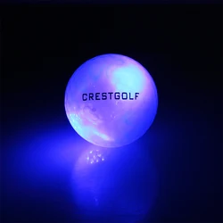 Crestgolf Lighting Up Night Glow In The Dark LED Golf Balls Mixed Colors
