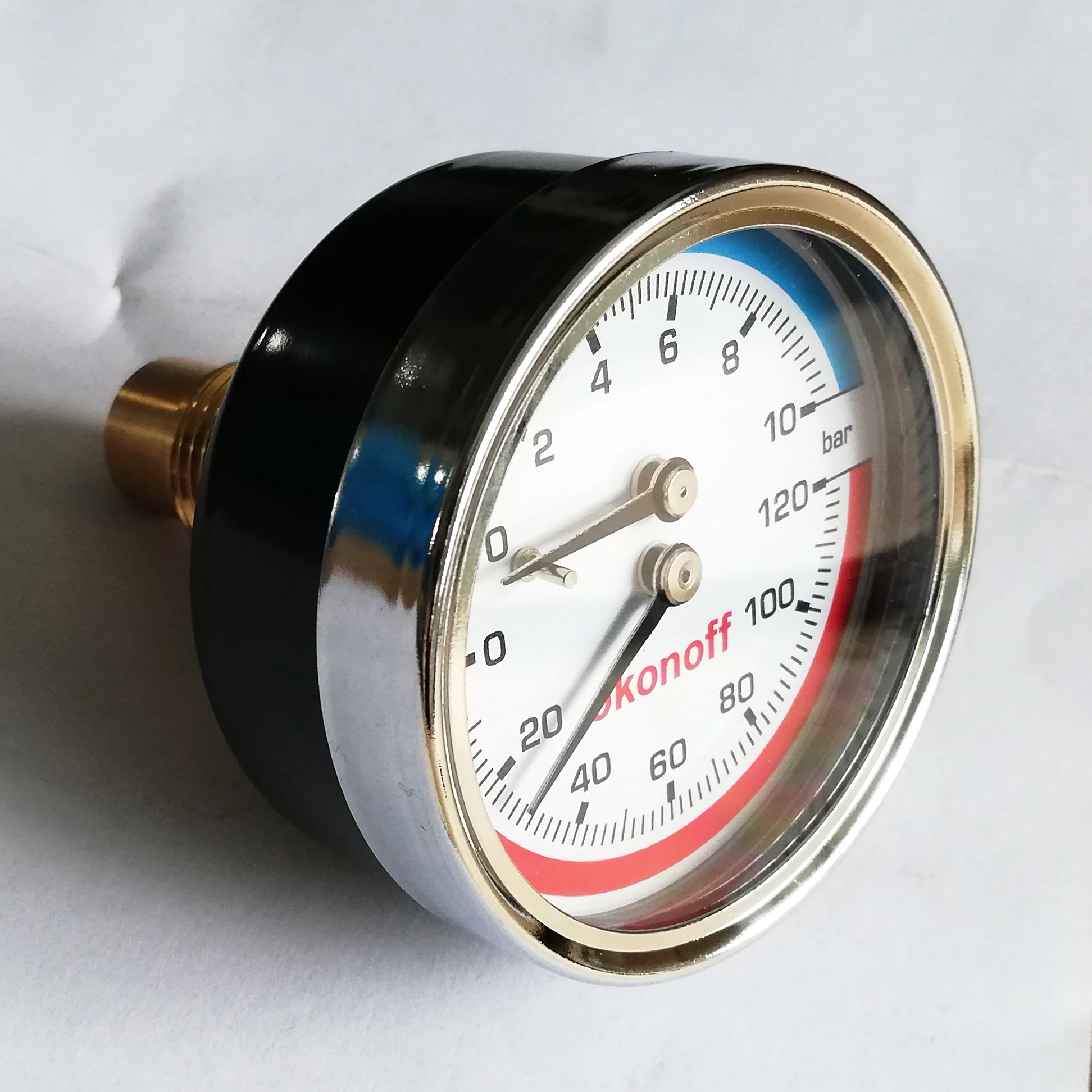 temperature & pressure meter combined temperature pressure gauge