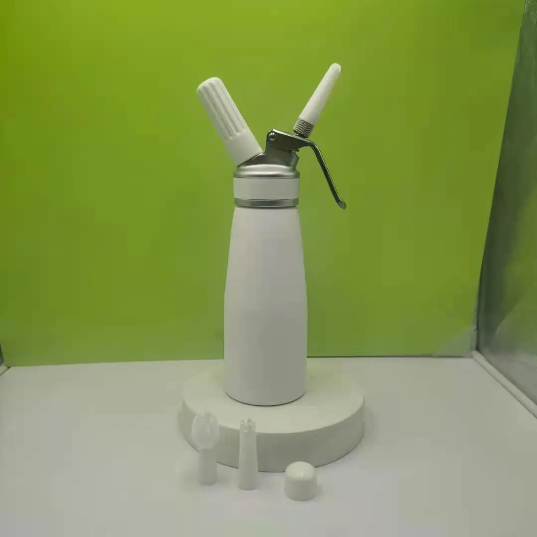 1 пинт канистра алюминиевый Виппер взбитые сливки диспенсер включая 3 украшения Советы и Чистящая Щетка