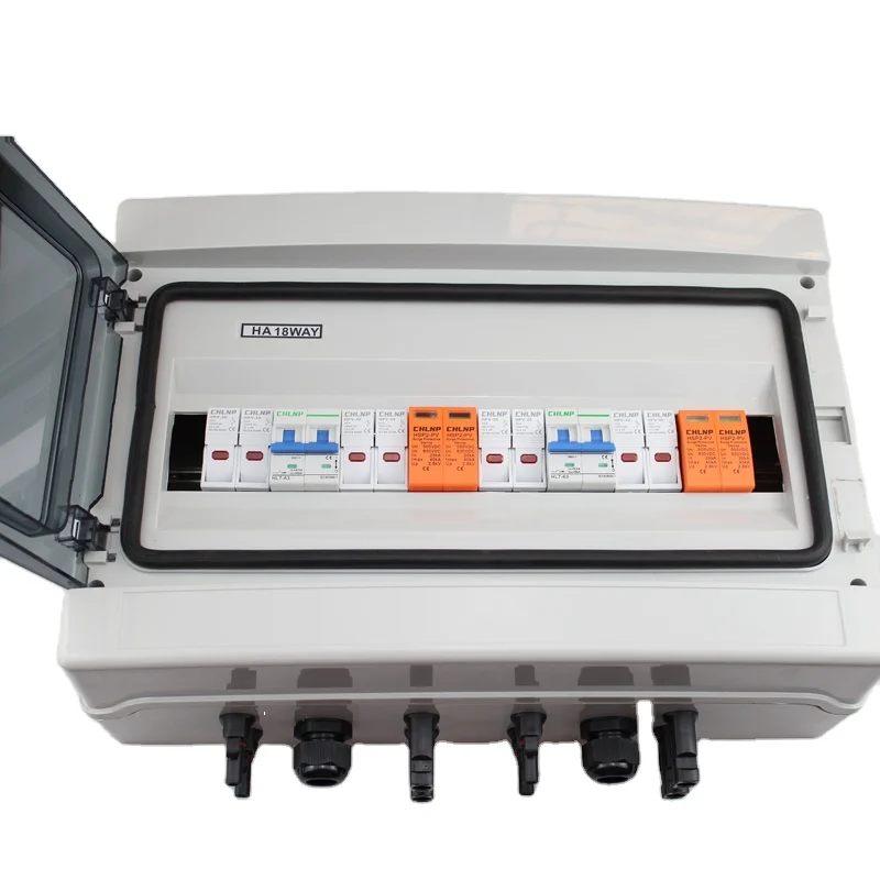 Фотогальваническая параллельная сетчатая Коробка постоянного тока распределительная коробка распределения солнечной энергии комбайнер коробка