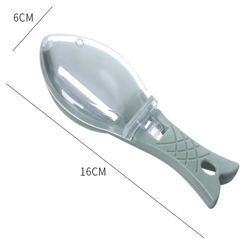 Household fish scale planer with cover manual fish scaler kitchen fish planer and scaler manual  remove