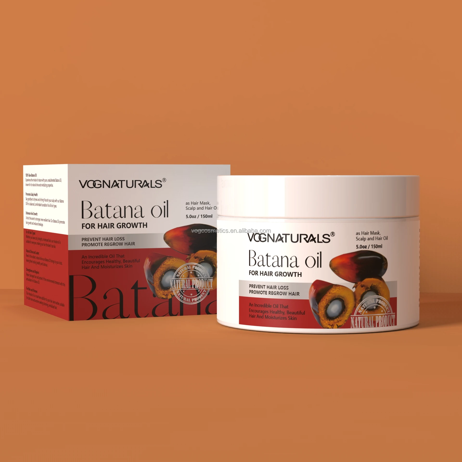 OEM Smoothing Anti Hair Loss Batana Oil For Hair Growth Batana Oil Butter Scalp Treatment Batana Oil Hair Mask