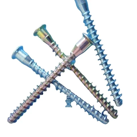 Furniture screws yellow zinc plated high quality Made in China