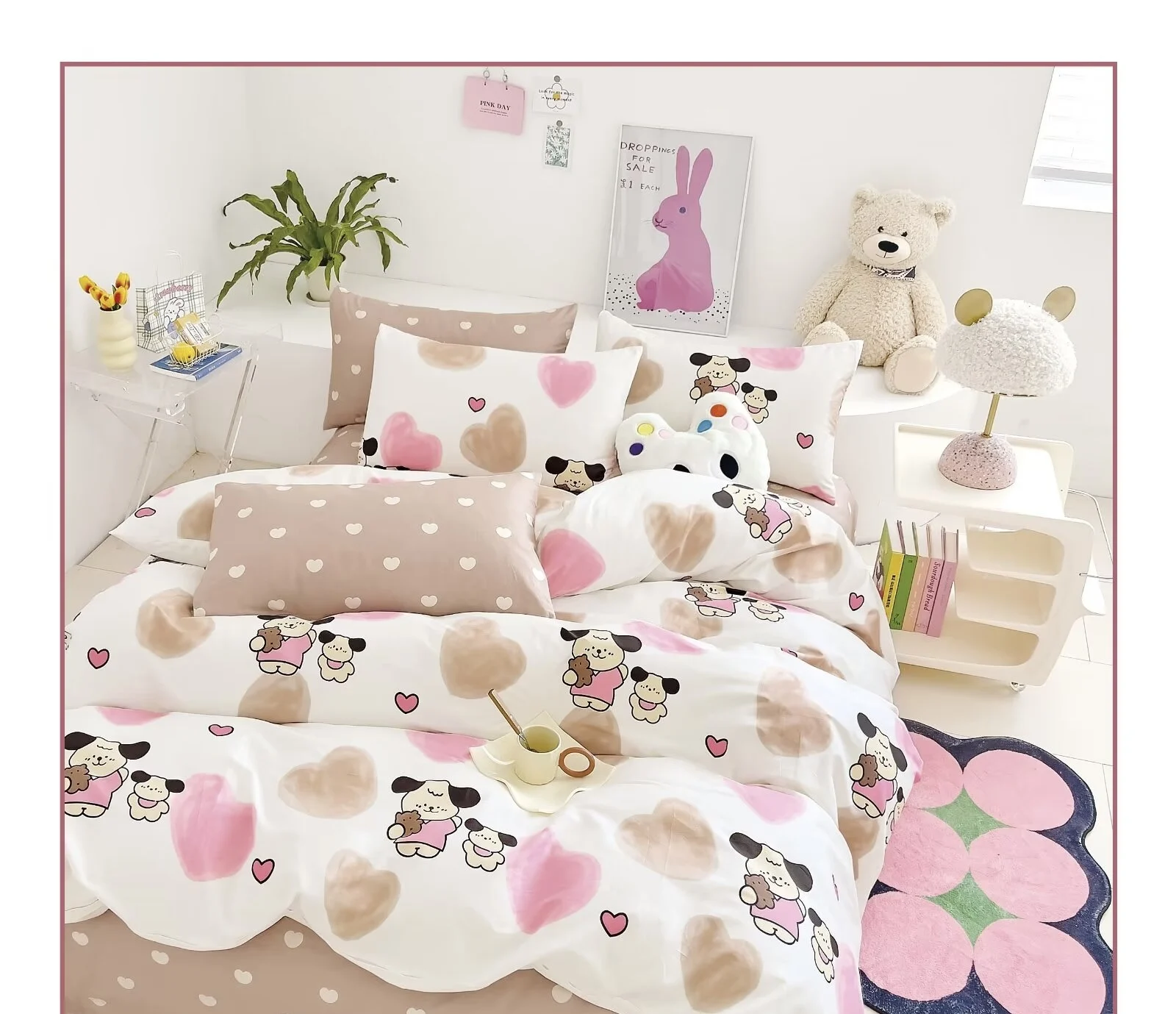 Sell well cotton bed sheets king size bedding set luxury 100% cotton bedding set soft cotton bed sheets king size bedding set