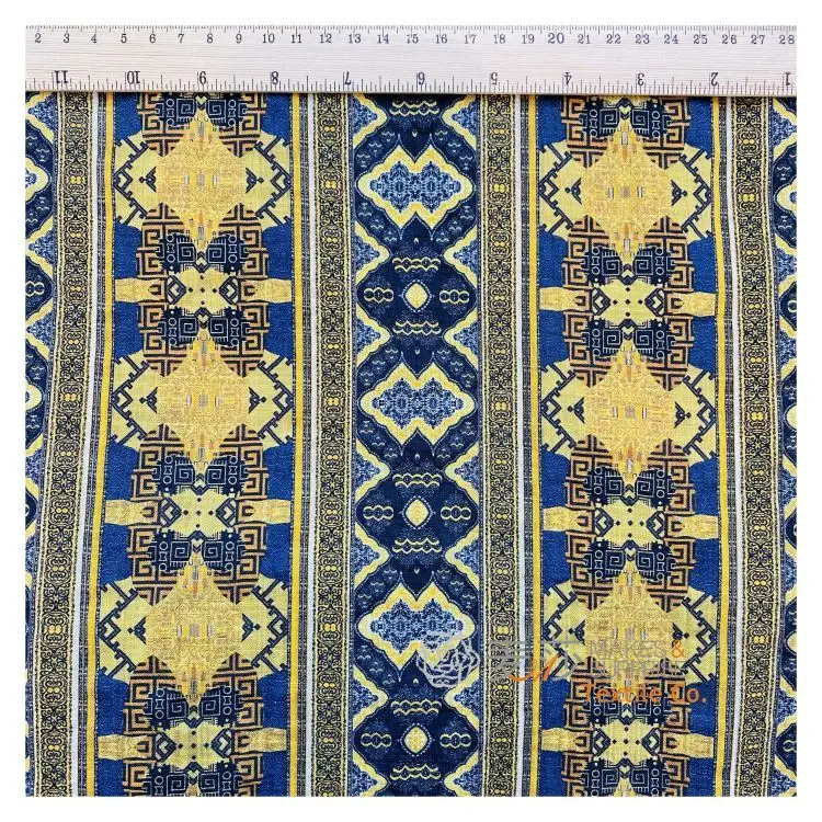 Bohemian National Stylebamboo Texture Imitation Hemp Fabric Cotton Rayon Bamboo Voile Fabric  60%C 40%R