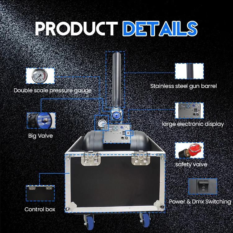 Super stage effect floating streamer rose petal wedding electric confetti tube electric confetti gun