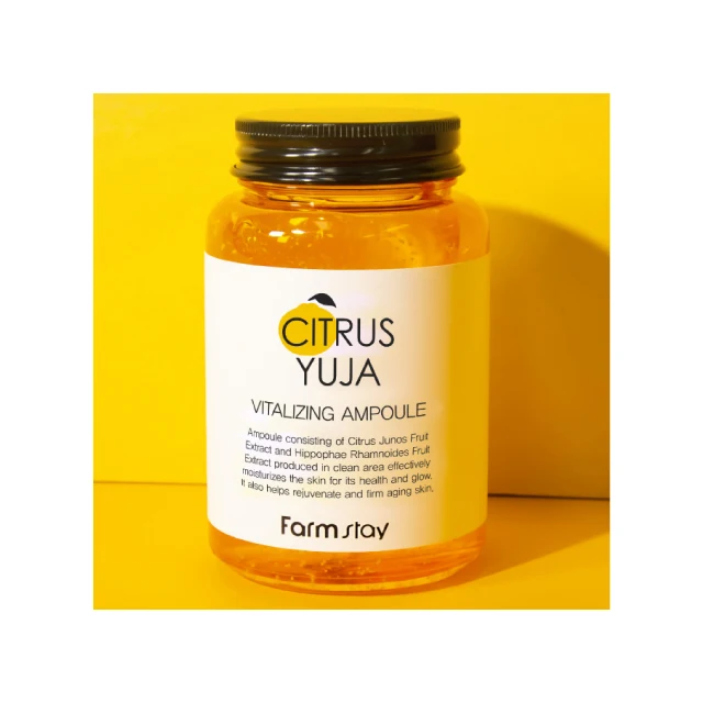 Farmstay Citrus Yuja Vitalizing Ampoule Big Volume Ampoule HOT SELLING Korean Skin Care High Quality Ampoule