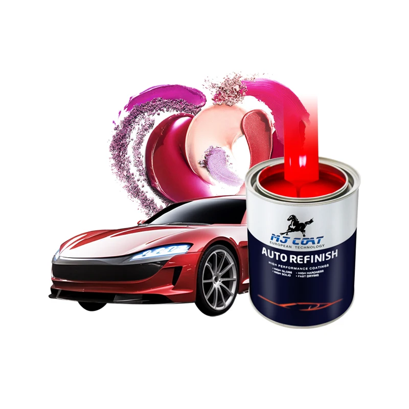 MJ COAT Middle Solid Matte Clear Coat Car Paint 1K Pearl Colors Car Paint