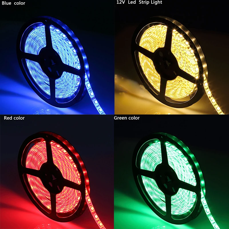 220 в 100 м 3528 5050 SMD В гибкие одноцветные RGB/светодиодные полосы