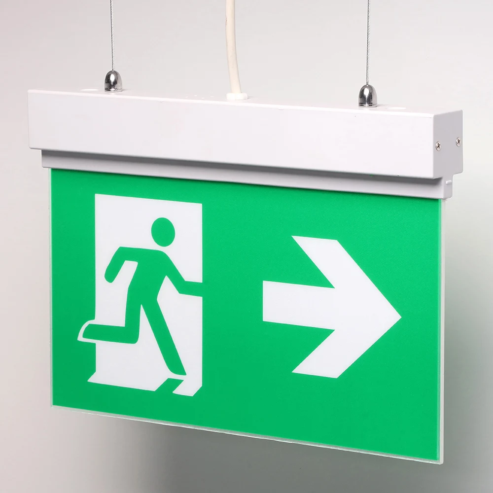 Hanging Rechargeable LED Exit Light Emergency Exit Sign Light
