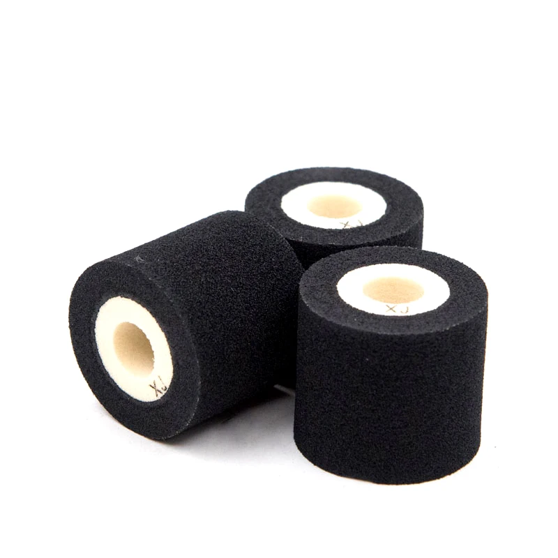 XJ Type 36mmx32mm Black Dry Solid Melt Ink Roller Batch Date Coding Machine Hot Ink Roll