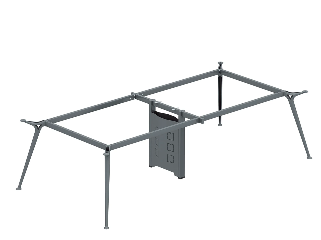 Open Workstation Desk Office Furniture Modular Cubicle Industrial Loft Style Large Solid Table Custom Staff Workstations Tables