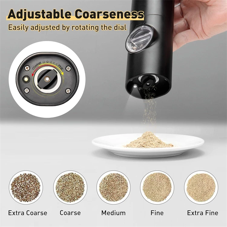 High-end New develop USB Rechargeable Salt Pepper Electric Grinder