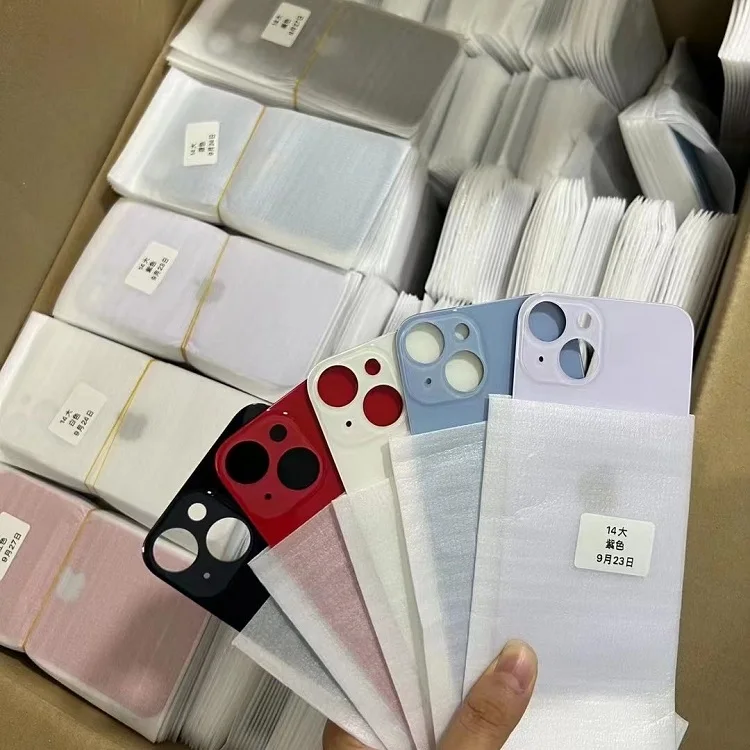 Factory Supplier Back Battery Door Glass For Iphone 14 14 Plus 14 Pro 14pro Max 13 12 11 Pro Rear Glass Cover Replacement Parts