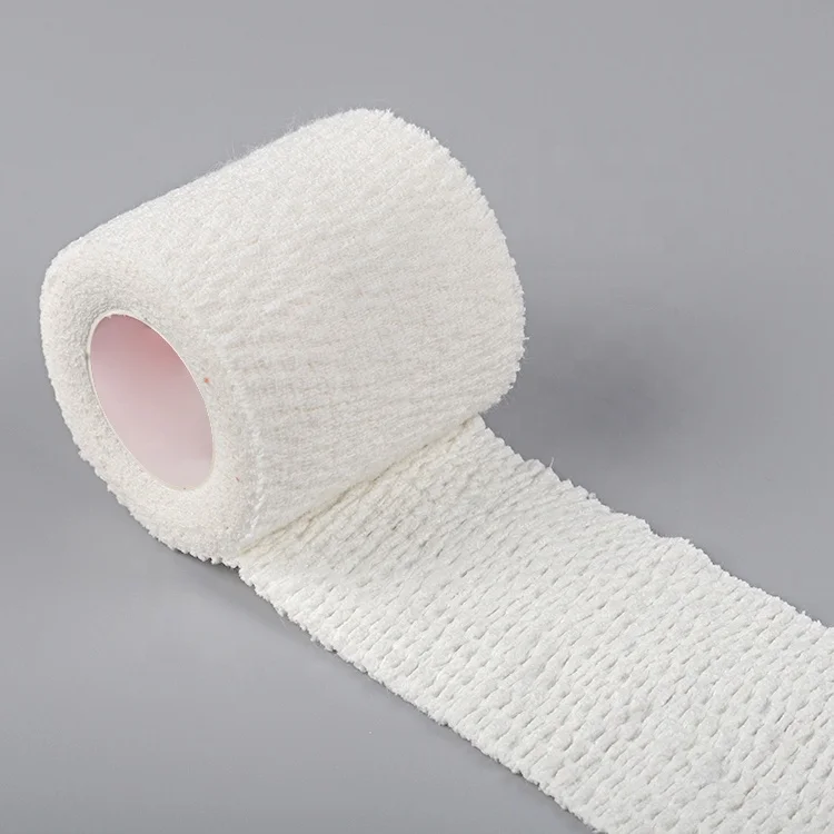 Оптовая продажа Высококачественная Водонепроницаемая хлопковая клейкая эластичная повязка для фиксации