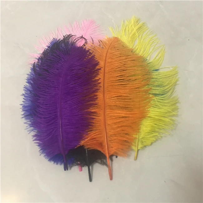 Pink blue White decorative Large Ostrich Feathers Plume