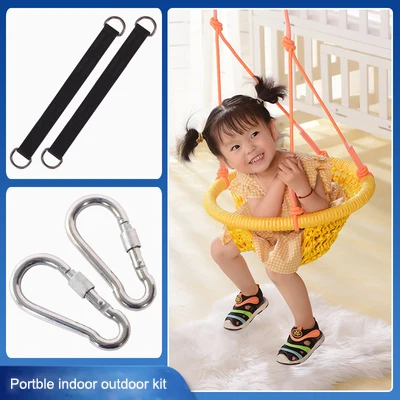outdoor picnic toys swing kit children indoor soft rope knitting sensory swing chair for toddlers