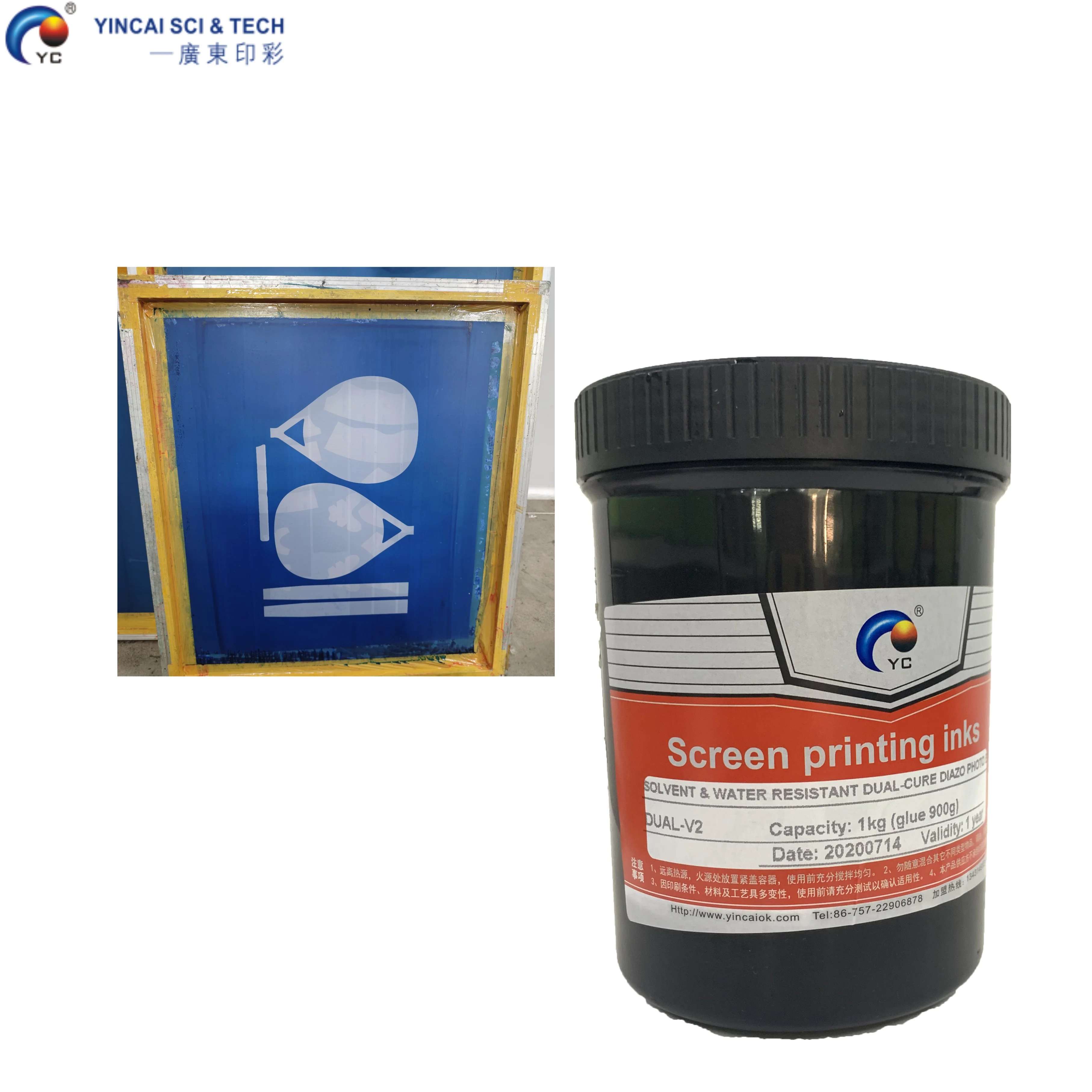 Hot Sale Photo Emulsion for Silk Screen Printing Solvent and Water base ink