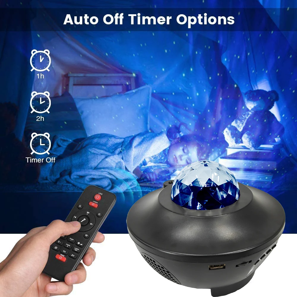 Hot Selling Model Led Star Projector Night Lamp Nebula Projector Starry Ocean Wave Projector star night light for Kids Room