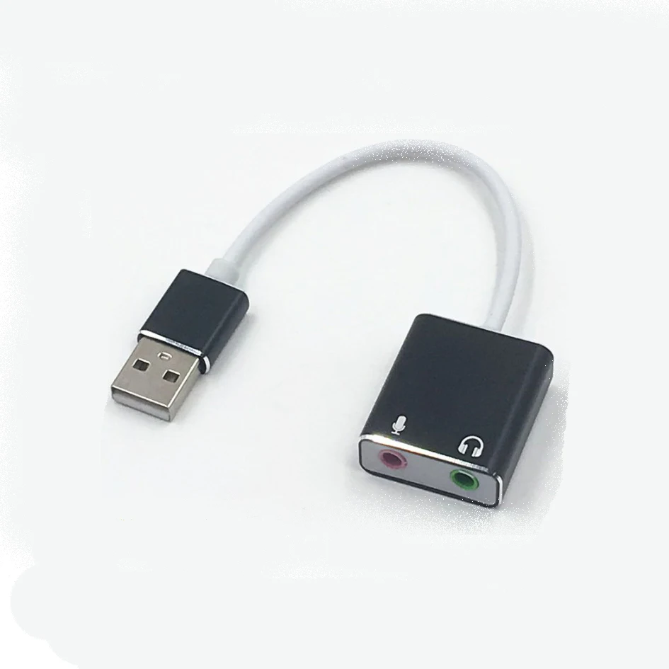 USB7.1 до 3,5 мм адаптер Звуковая карта с интерфейсом USB
