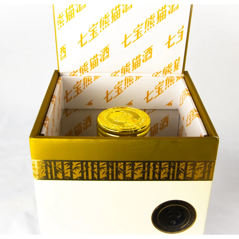 The Manufacturer Directly Sells Local Brand Chinese Qibao Panda Kungfu Road Liquor 500ml Liquor