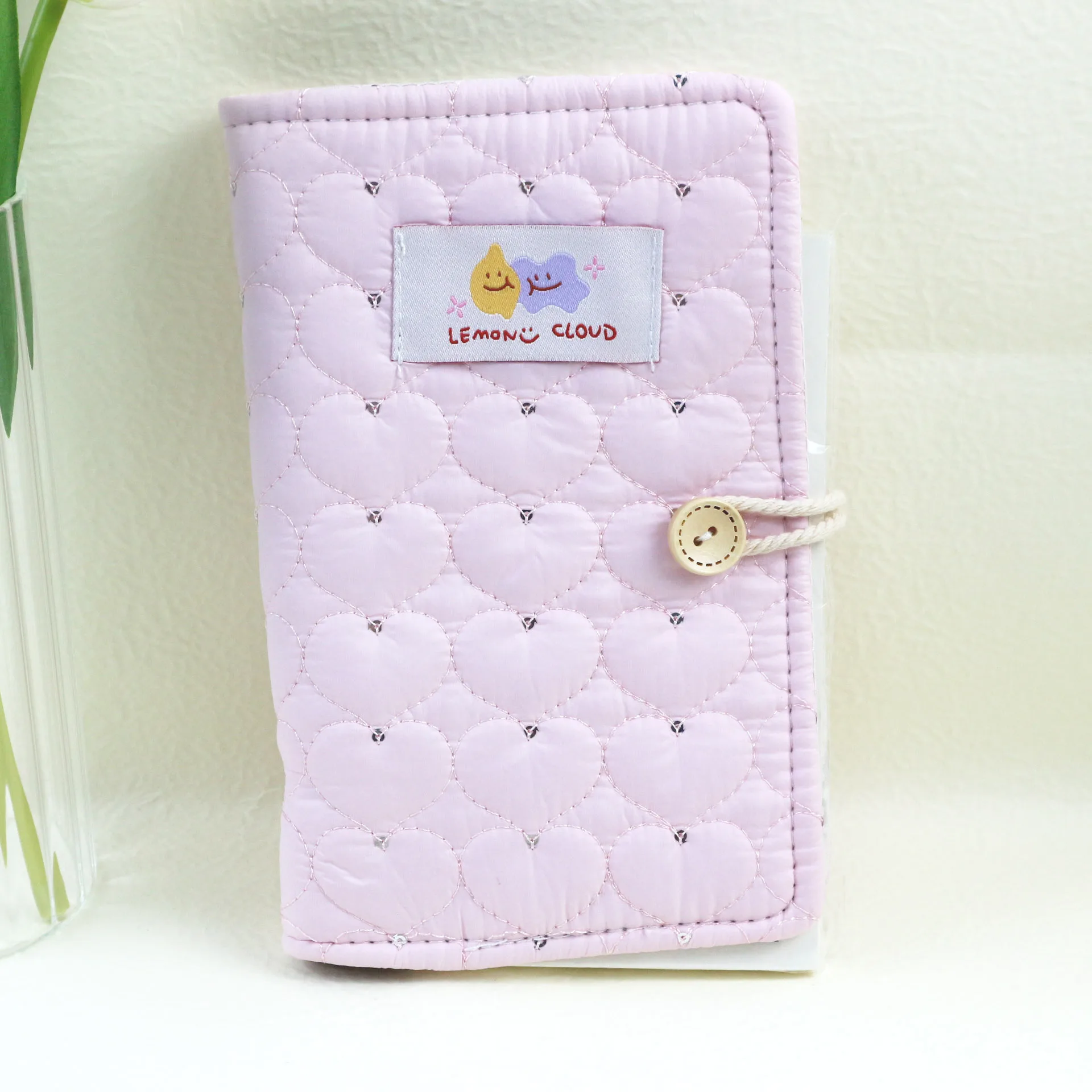 Блокнот из ткани с объемными листьями Love hand a6 необычный маленький свежий kawaii оптовая продажа журнал на заказ