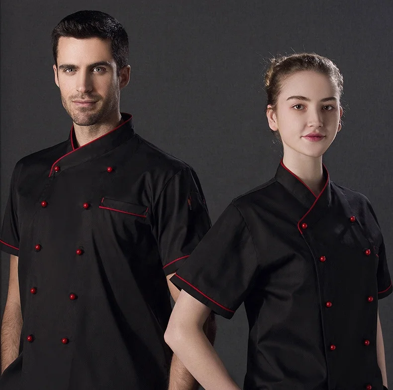 Bakery Kitchen Chef Jacket Cooking White Chef Jacket Chef Uniform Jacket for Hotel and Restaurants