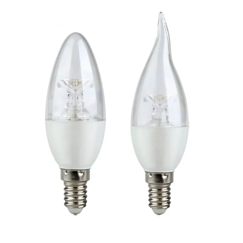 Upgraded Modes Flickering Candle Fire Lamp LED Flame Effect Candelabra Light Bulb Candy C37 G45 E14 E27
