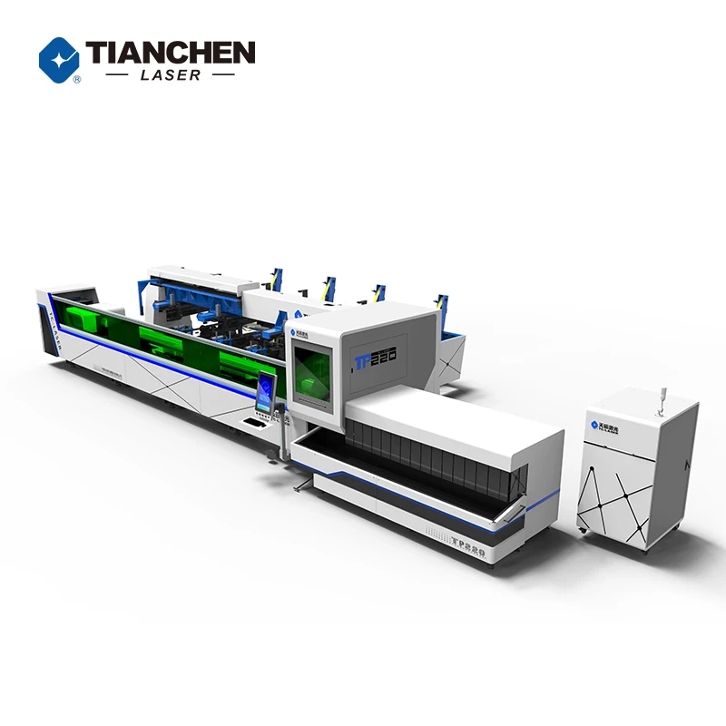 4KW Tube Fiber Laser Cutting Machine with Automatic Loading System