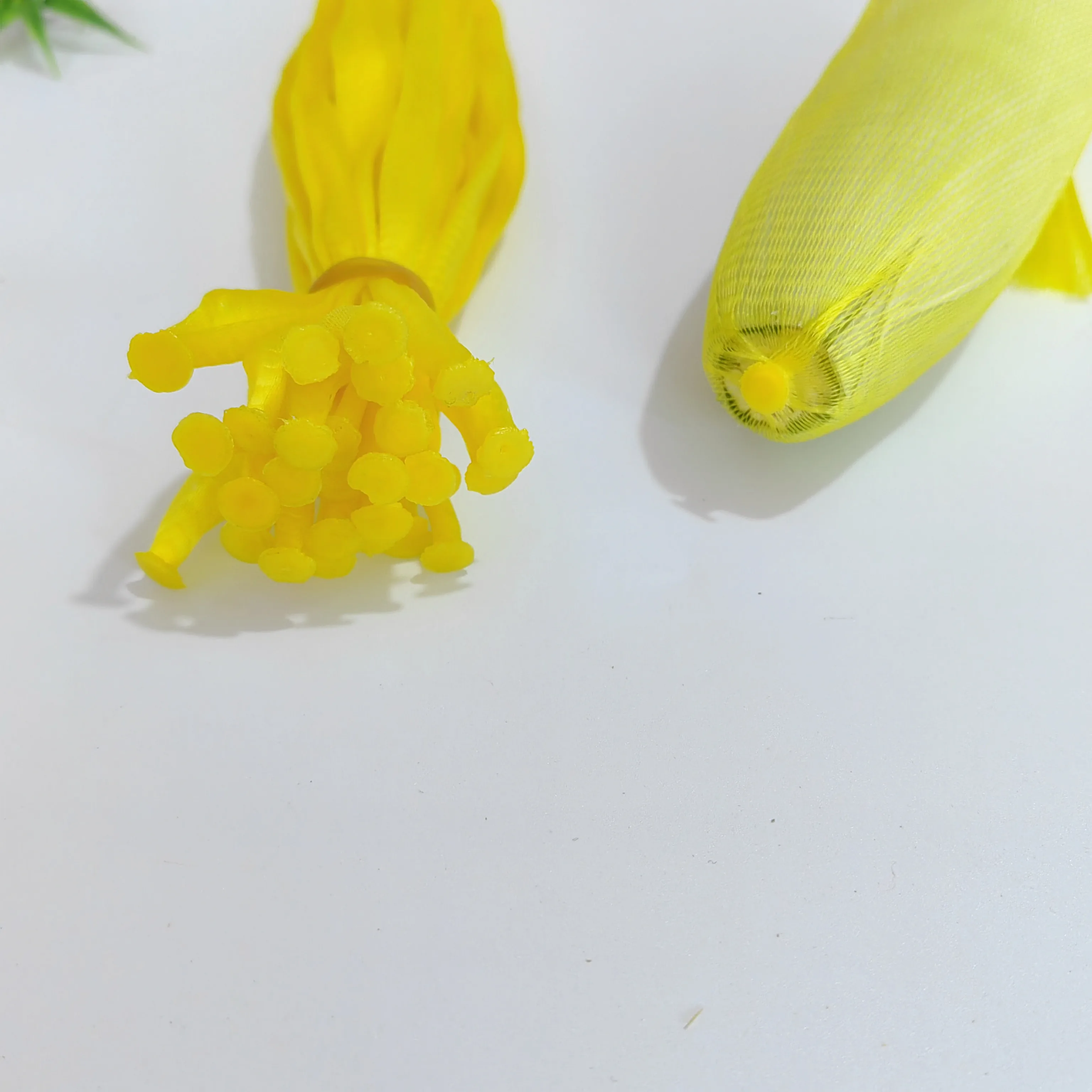 reusable and high quality PE plastic mesh bags for corn in fresh processing center and supermarket