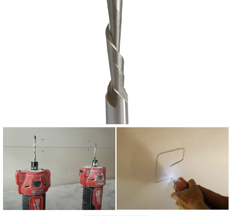 BOMI BMLL-539 Sell to the world factory wholesaler drill bit price best vacuum brazed diamond guide point drywall cutout drill