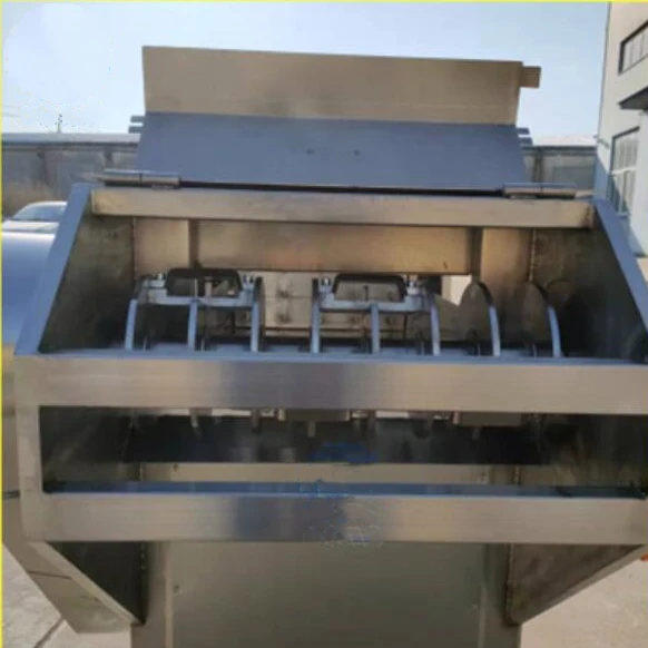 stainless steel meat cutter motor driven meat processing equipment Frozen meat board crusher