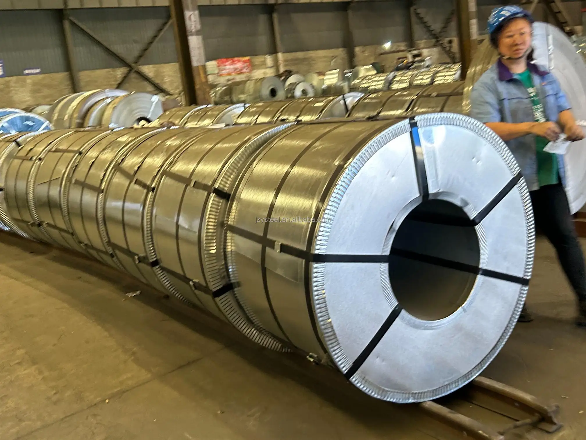 PPGi steel coil  roofing sheet galvanized coil  Use of tile press RAL 5002 colour