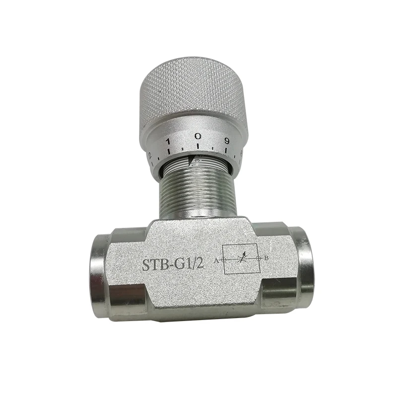 BSP STB Series STB-G3/4 STB-G1/2 Carbon Steel Hydraulic Bidirectional Flow Control Valve
