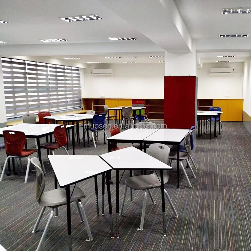 Popular Furniture School Student Desk Chair Dry-erase Whiteboard Activity School Classroom Tables