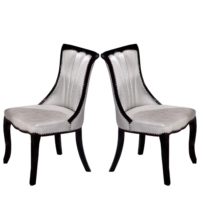 Modern Furniture kitchen dinning table and 6 chair Luxury restaurant leather wood base marble dining room sets dining tables