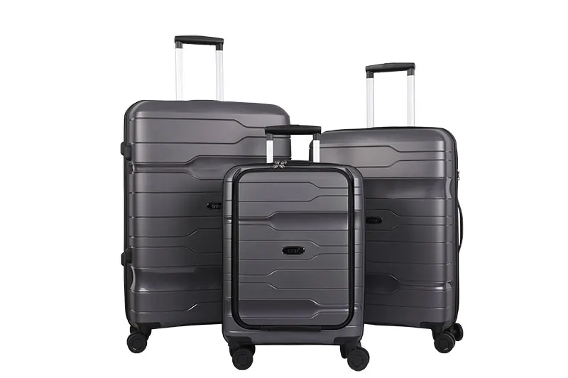 Wholesale Super Hot Sale High Quality PP Trolley Luggage Travel Bags Luggage  3pcs per Sets Luggage
