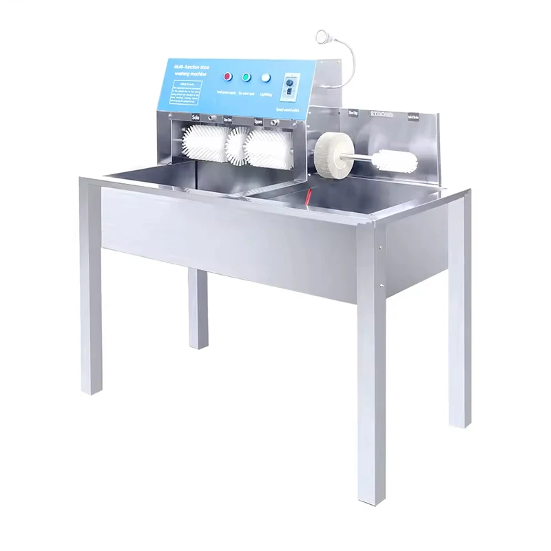 Stainless Steel Multi-Function Shoe Washer with UV Drying & Heating for Running Shoes Cloth Shoes & Casual Shoes