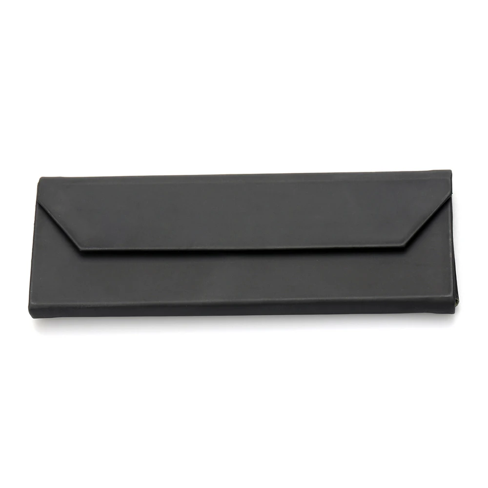 Черные кожаные складные футляры для очков