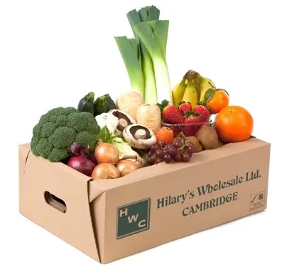 Strong good quality recyclable cardboard carton for fruit and vegetable packaging box