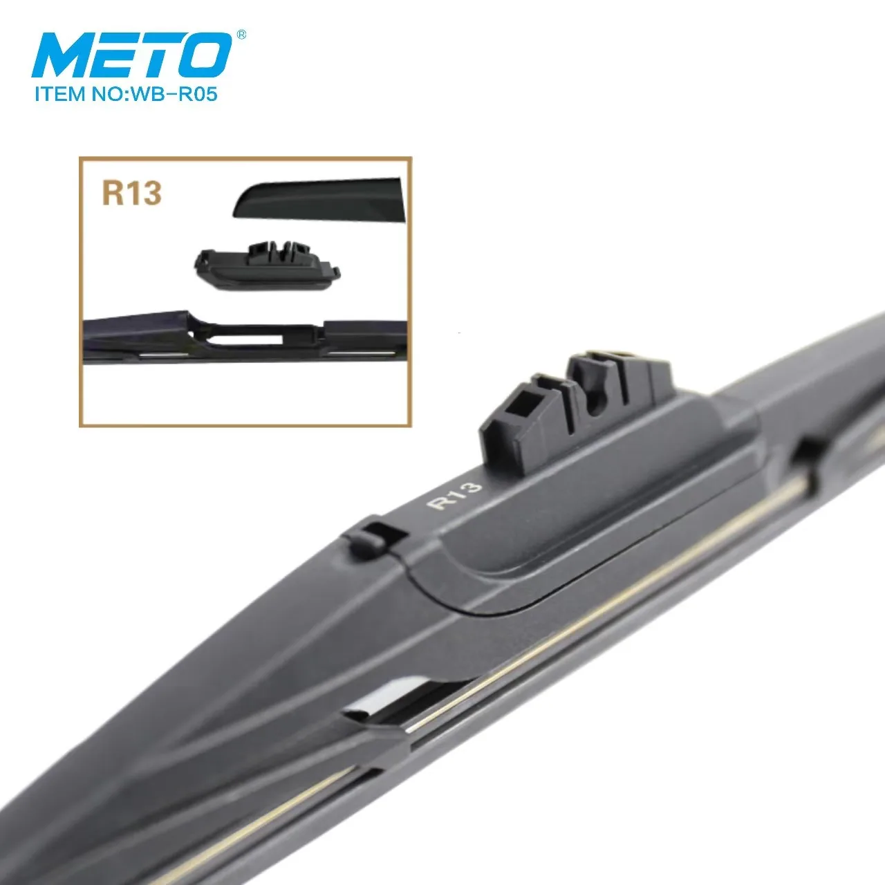 METO Customized Car Windshield Wiper Blades Limpia Parabrisas Car Rear Wipers For Roewe RX5 11 inch