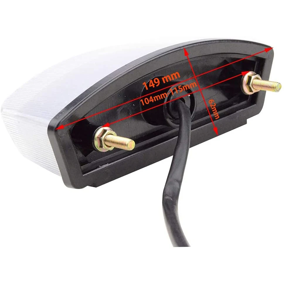 GOOFIT светодио дный задний тормозной светильник для мотоцикла задний сигнальный светильник стоп-индикатор замена лампы для скутера велосипеда ATV